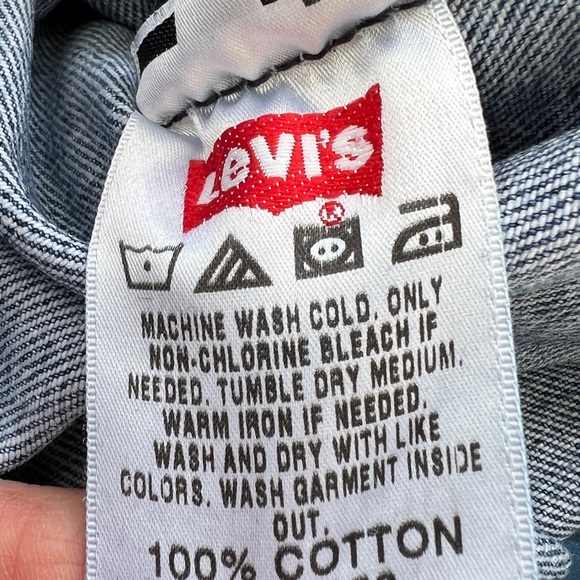 Vintage Levi's 501 Jeans 38 Original Straight Button Jeans Men's 38x30 Cotton - Picture 10 of 11